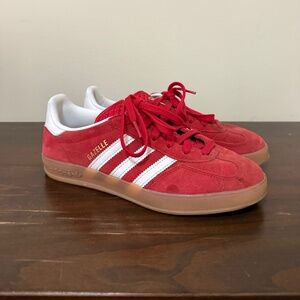 Adidas Red Gazelle Sneakers